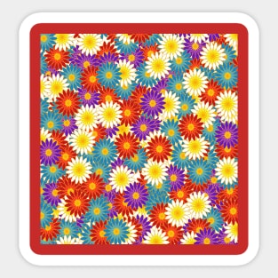 Flowers pattern Sticker